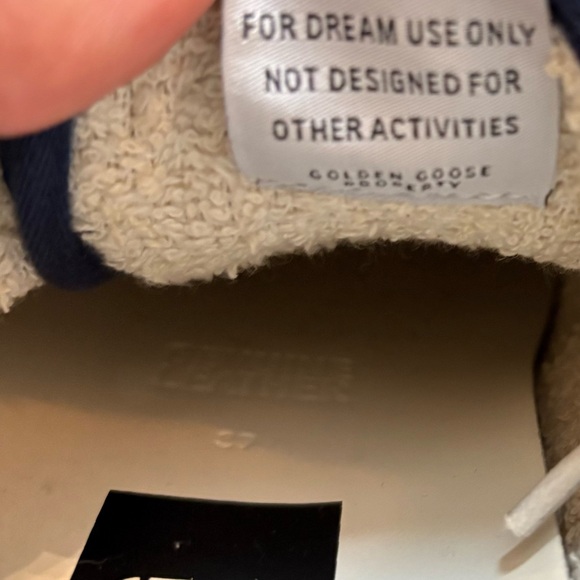 Golden Goose Cream and Pink Sneakers - Picture 5 of 6